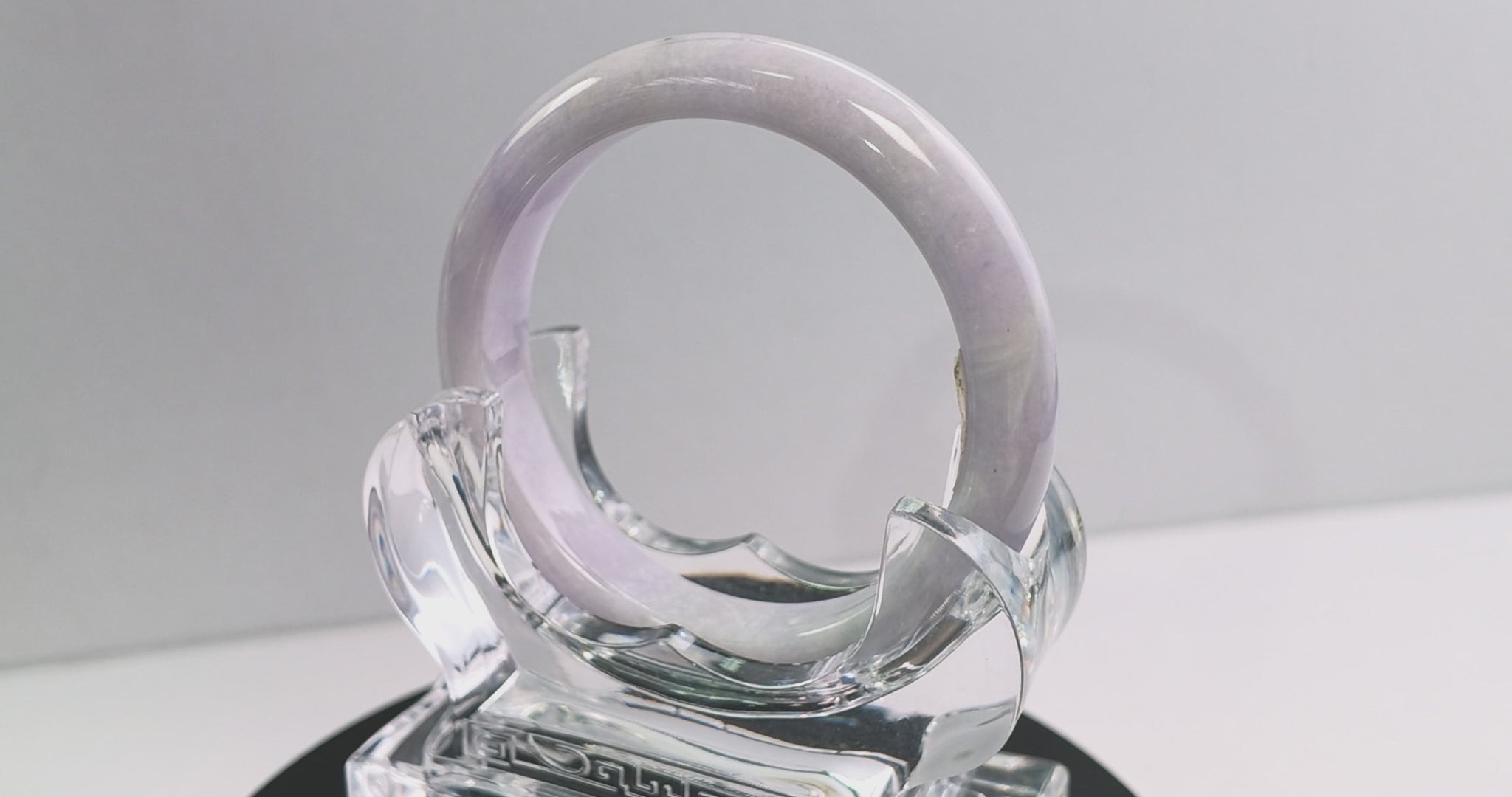 Certified Natural Jadeite Bangle (59mm) 86865