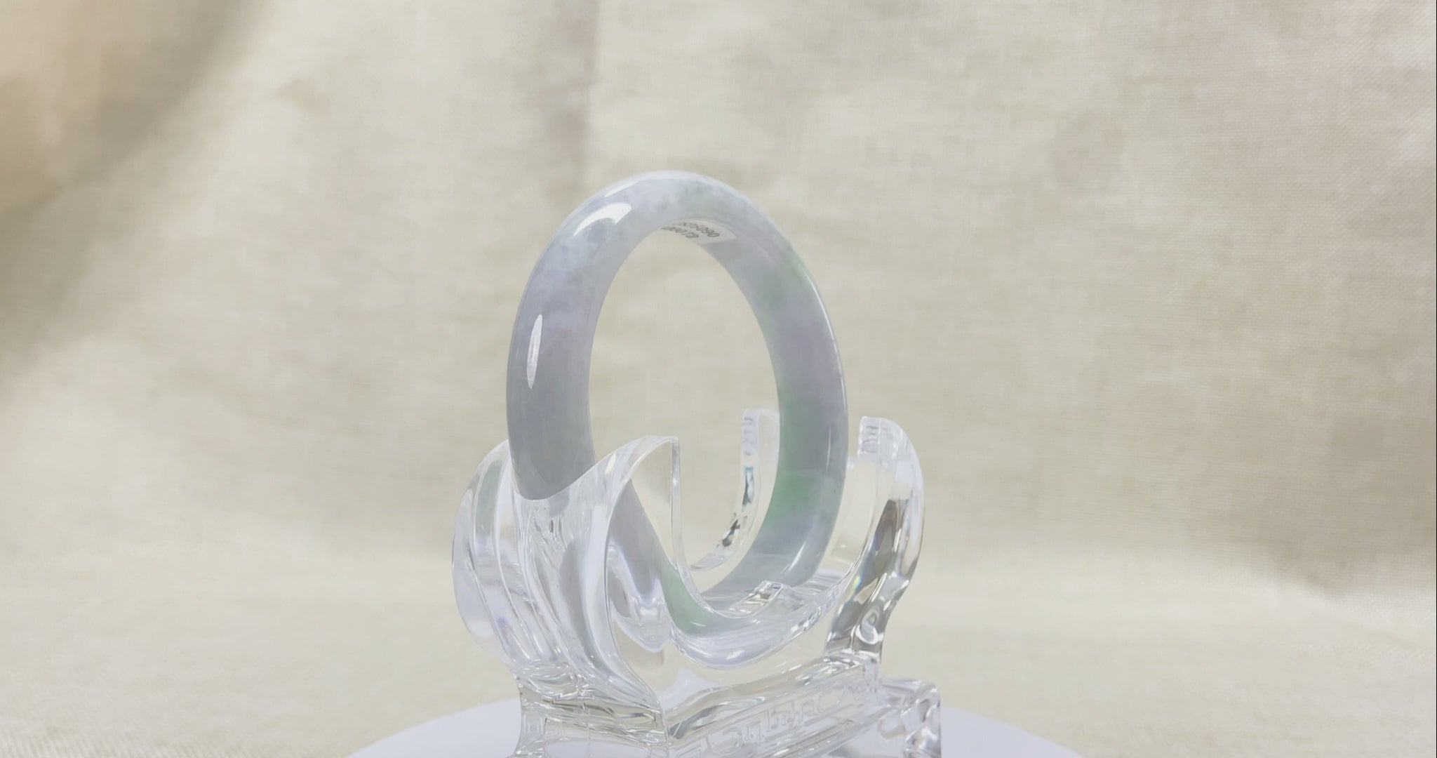 Certified Natural Jadeite Bangle (57mm) 59389