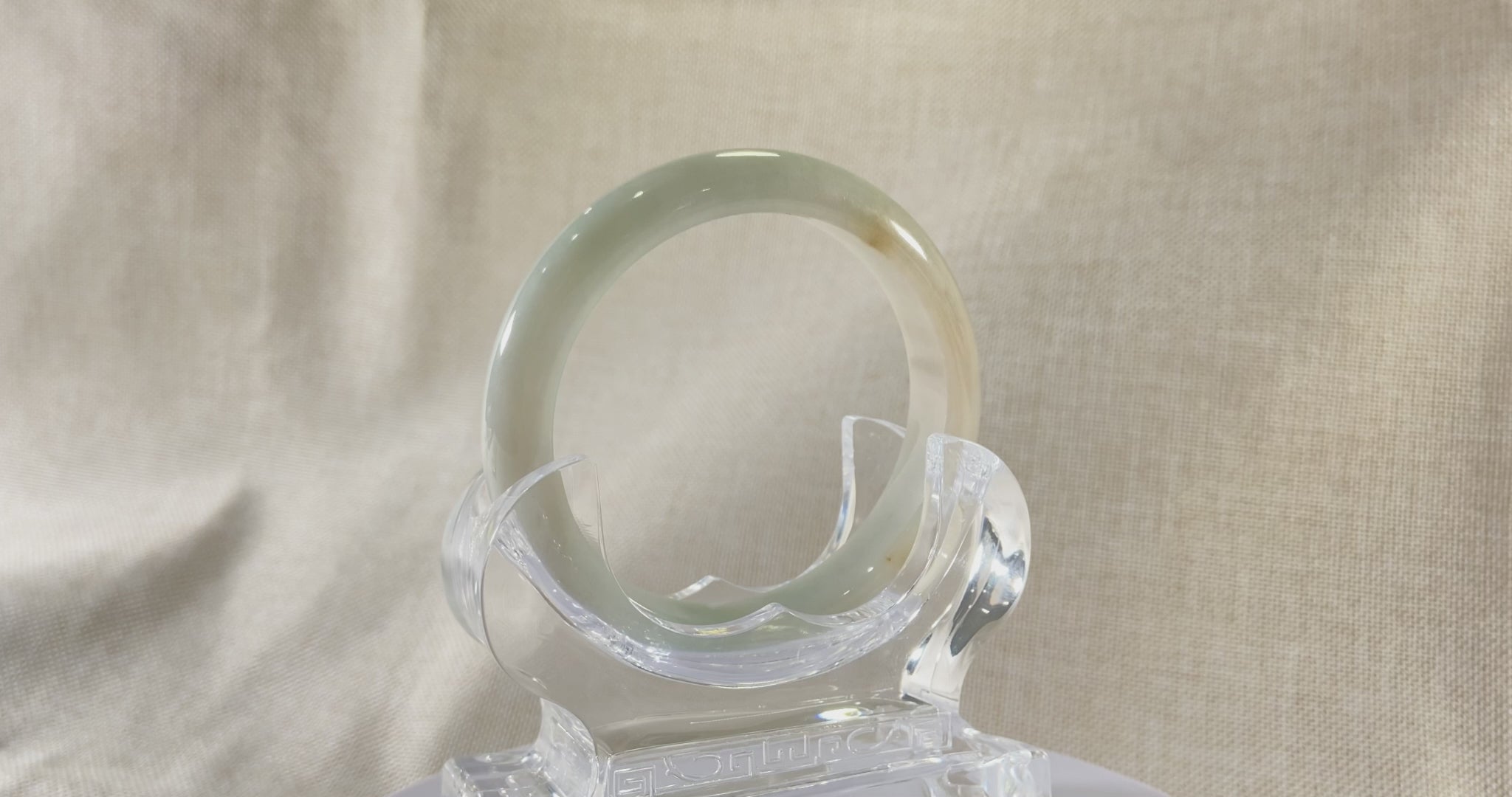 Certified Natural Jadeite Bangle (57mm) 56239